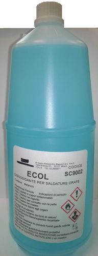 Liquido "Ecol" disossidante per saldatrici ad acqua 2 lt.