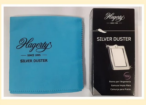 Silver duster hagerty panno per lucidare argento