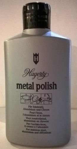 Metal Polish crema per acciaio inox cromo e alluminio 250 ml